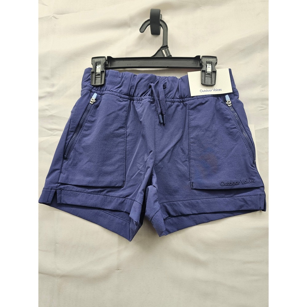 Outdoor Voices Girls RecTrek Short Deep Cobalt Blue OG1301 Size M 7/8‎ NWT